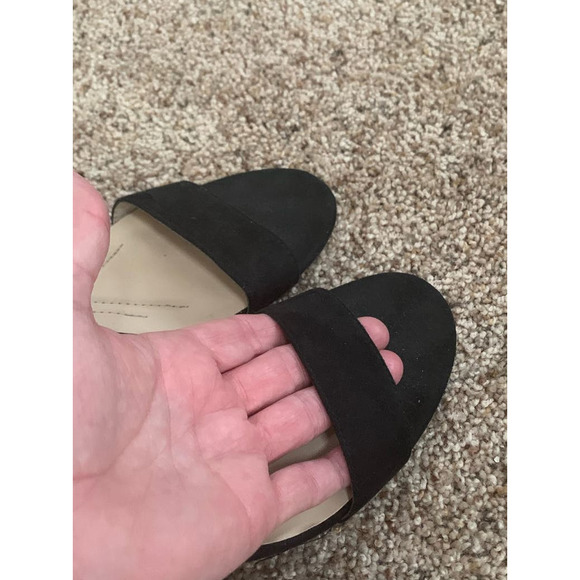 Andrew Geller "Fayer" Strappy Snake Print 3.5 Block Heel Womens Size 8.5M Heel - Picture 6 of 10